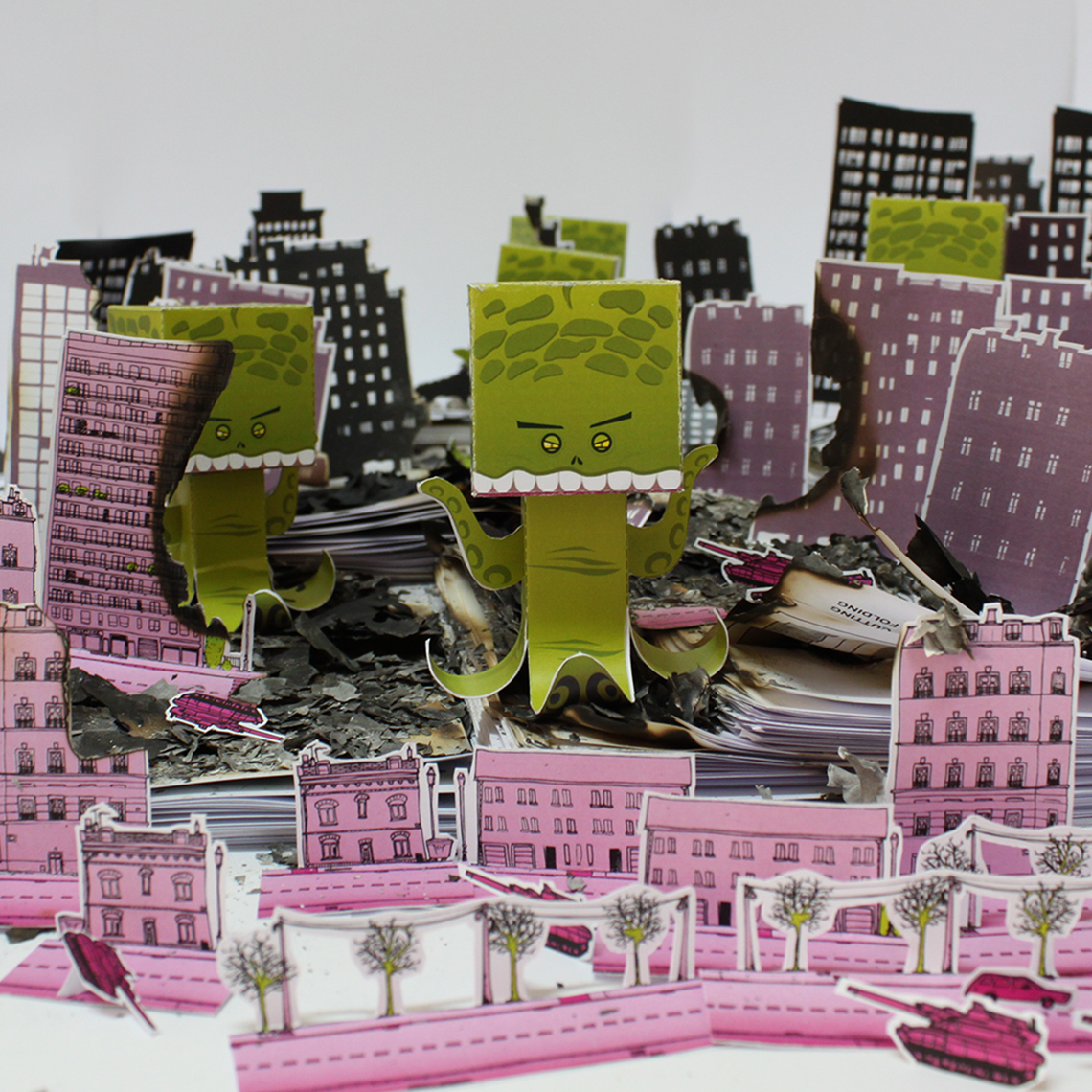 Papertoy frome outer space